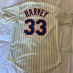 NY Mets Matt Harvey #33 All-Star Game Sewn-On Jersey - Size M